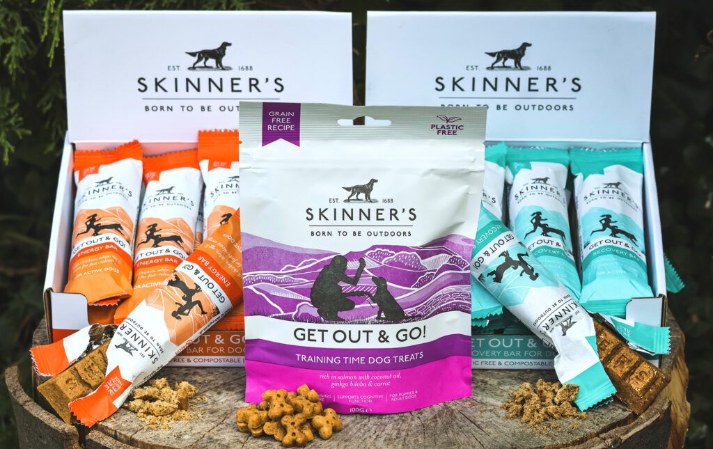 Skinner's Get Out & Go! Black Friday offer on dog treats and dog food